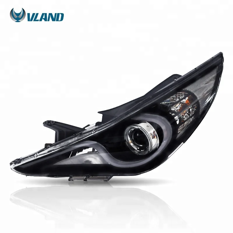 VLAND Manufacturing Wholesale LED Headlights 2011-2020 Car Lamp Parts Auto Accessories Lighting System For Hyundai Sonata 8th