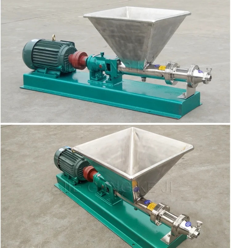304/316 Food Grade Stainless Steel Twin Screw Pump Electric 2hp OEM Supported 2inch Outlet Vacuum Use Grease Mud Slurry Pumping
