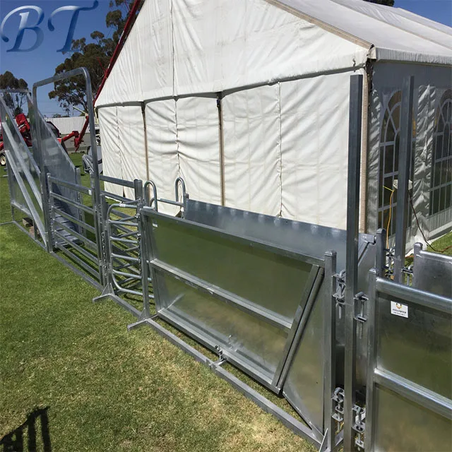 
Top grade angle iron posts weld steel galvanized grassland fence corral sheep panels for China wholesale 