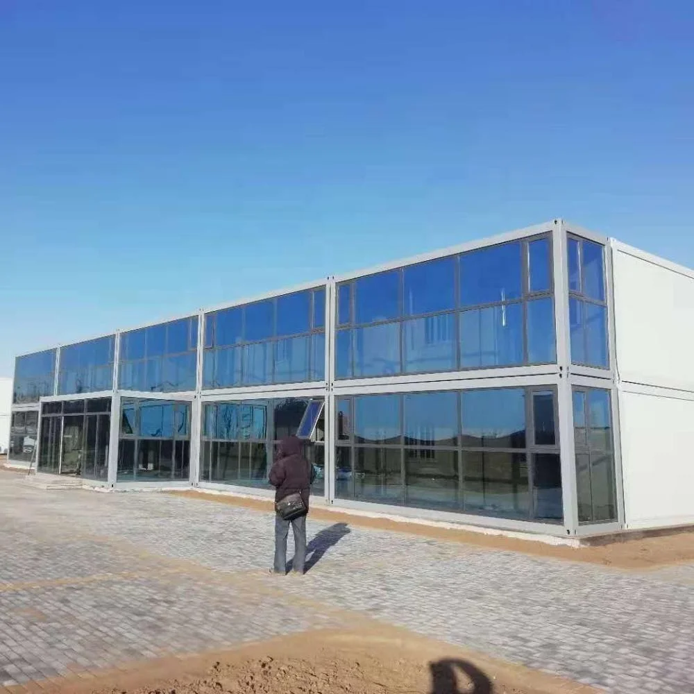 
guyana cheap prefabricated luxury building 40ft flat pack container house 