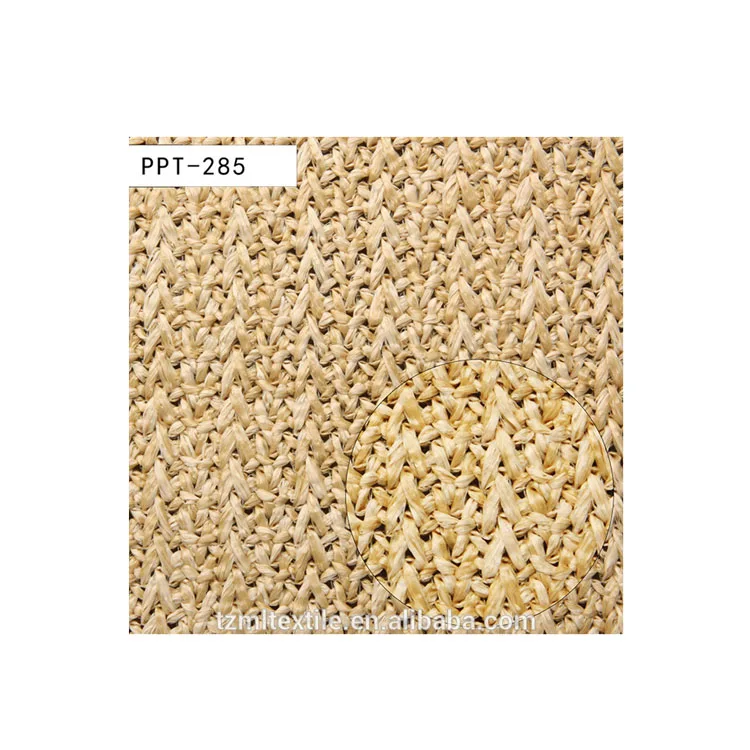 Customized Color!Paper fabric for bag,straw fabric