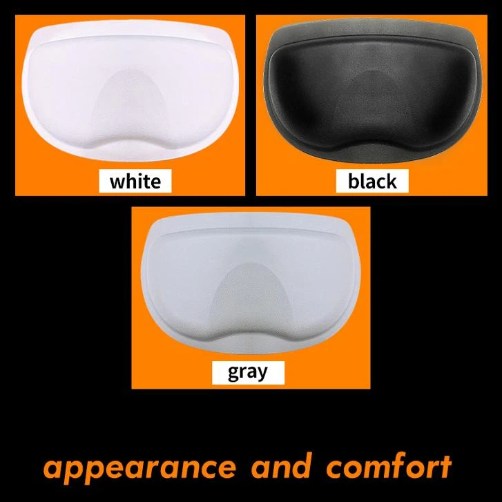 Waterproof Non-slip Bathtub Pillow /Soft silicone bath pillow bathtub cushion for Neck, Head & Shoulders