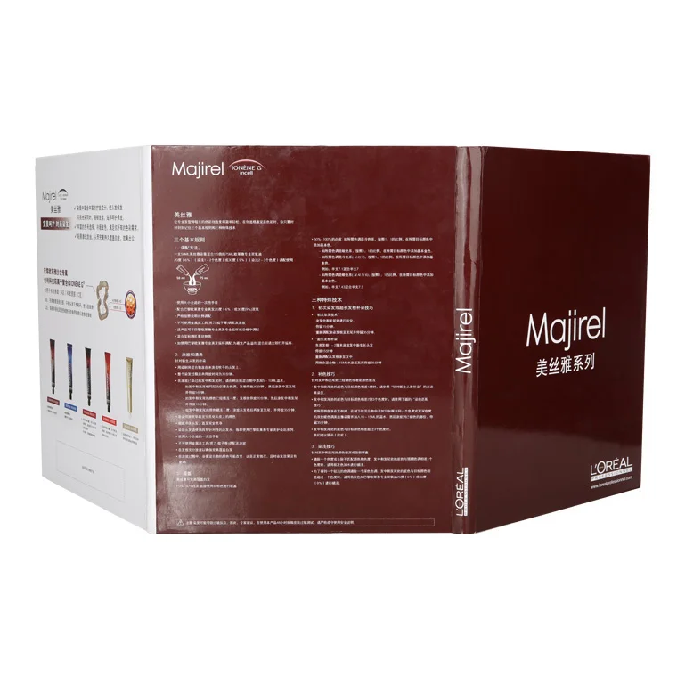 Hair color chart  for Majirel hair color cream