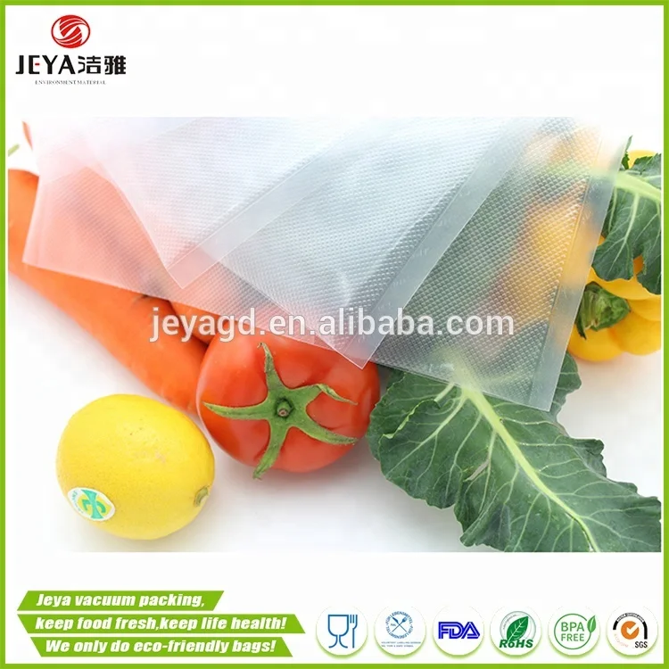 
embossed vacuum sealed bag Food saver vacuum sealer nylon pe vacuum bag 