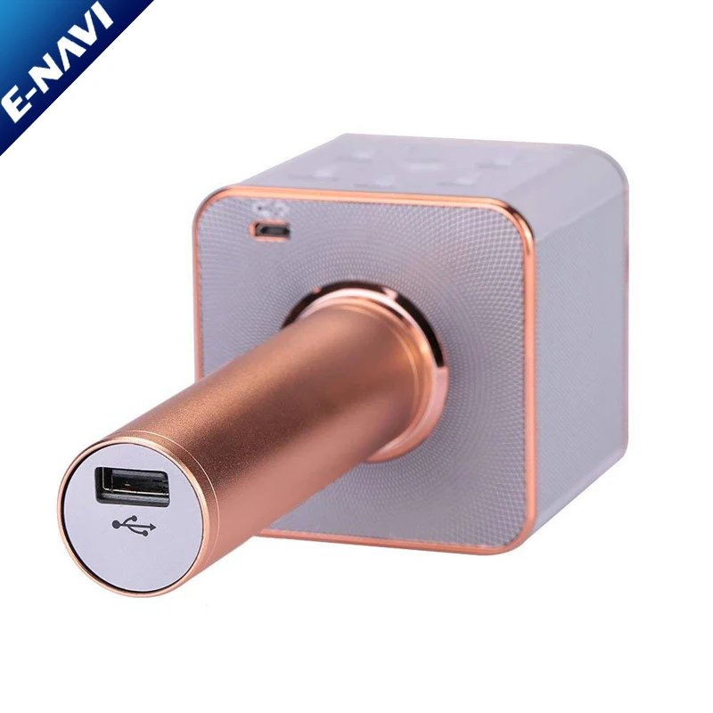 Q7 Wireless Microphone Karaoke with Speaker Pro Portable KTV for Smartphone PC Kids Gift