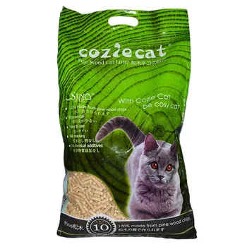 100% natural pine wood pellets dust free cat litter cat sand