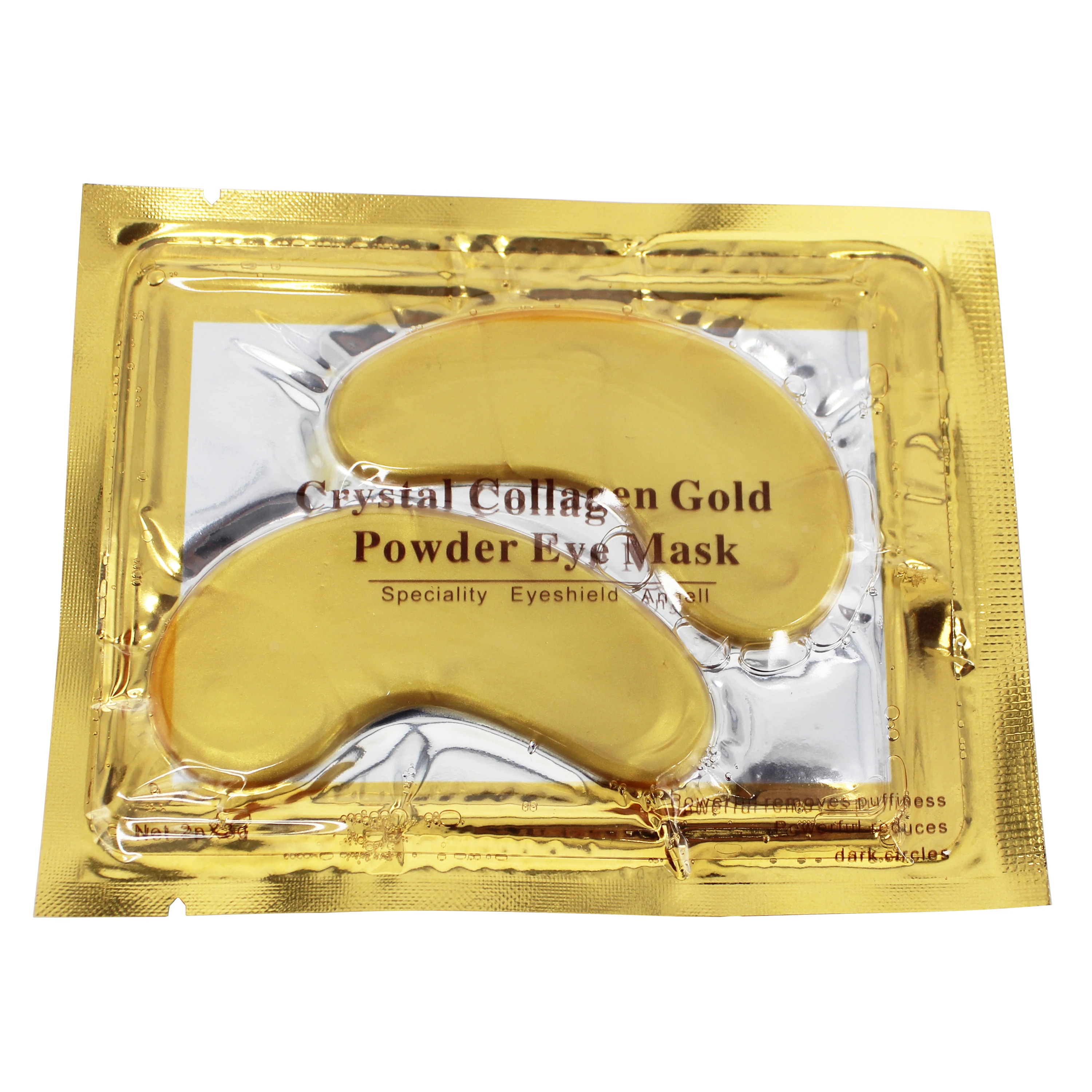 Chinese supplier Natural Beauty 24k Gold Eye Mask