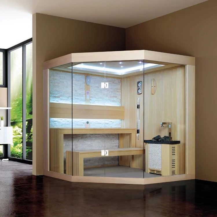 Latest cheapest sauna room infrared family sauna bath sauna room 3 person