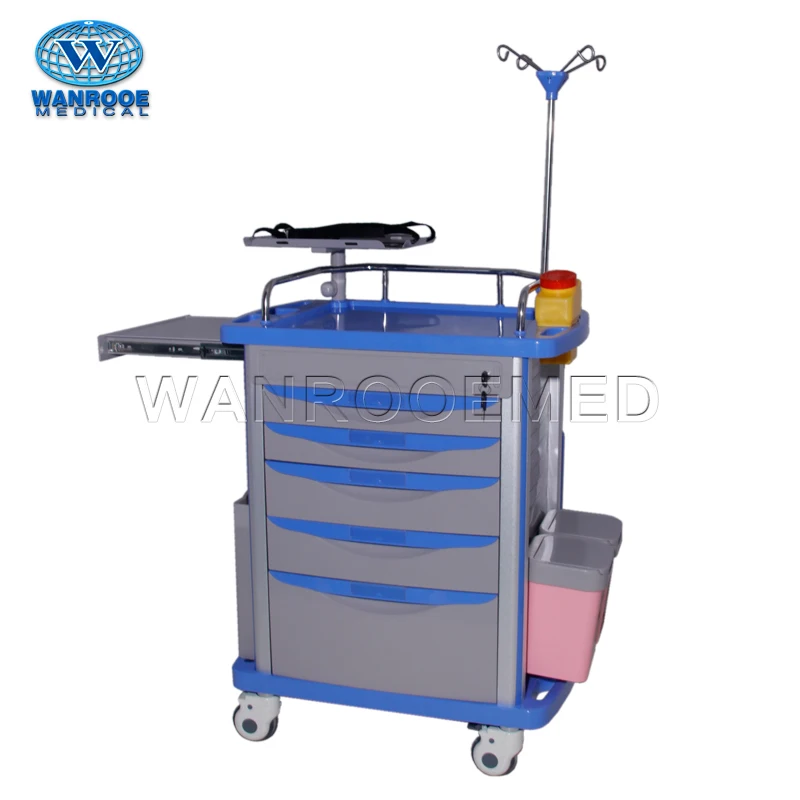BET-75071A ABS Hospital Equipment Medical Trolley Emergency Crash Cart
