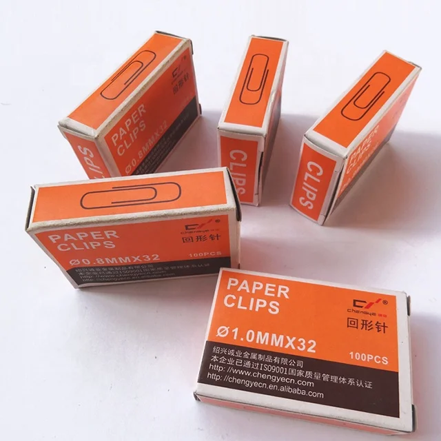 round nickel  paper clips