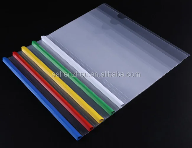  Новый стиль индивидуальная A4 PP PVC пластиковая скользящая папка Прозрачная Обложка для отчетов