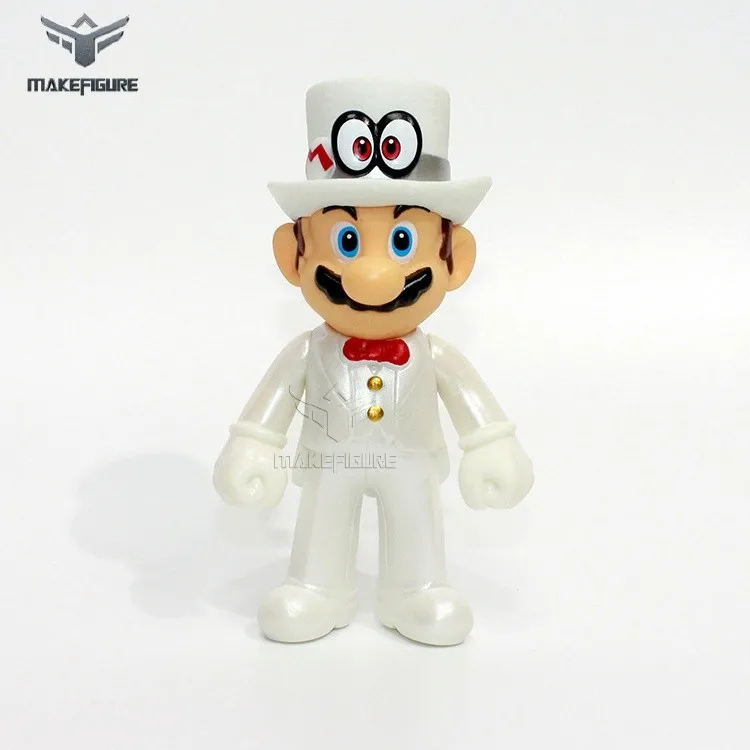 5 models of mario bro cartoon vinyl toy, old PC game character vinyl figure, ther miner mario cartoon custom vinyl toy