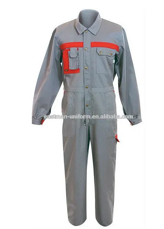 
TC80/20 Canvas PPE Coverall / Two Piece Coverall In Black And Grey 