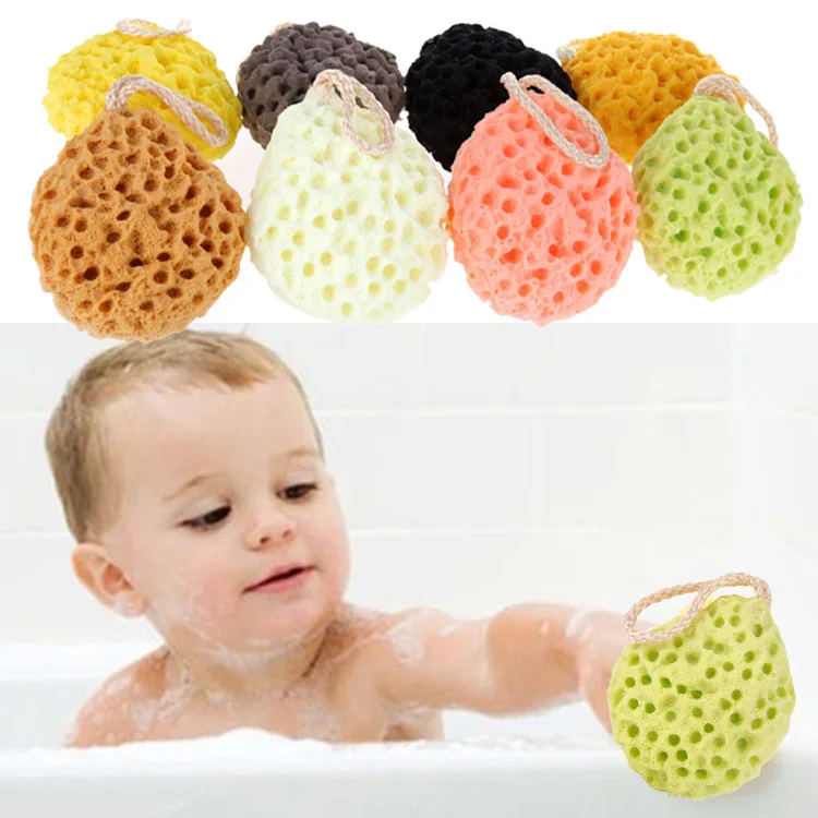 
Wholesale children baby bath sponge soft body cleaning shower sponge 