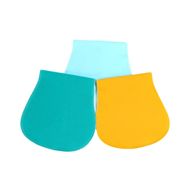 
A set of 5 pack of baby burp cloths 3 layers extra soft waterproof absorbent burp cloths 