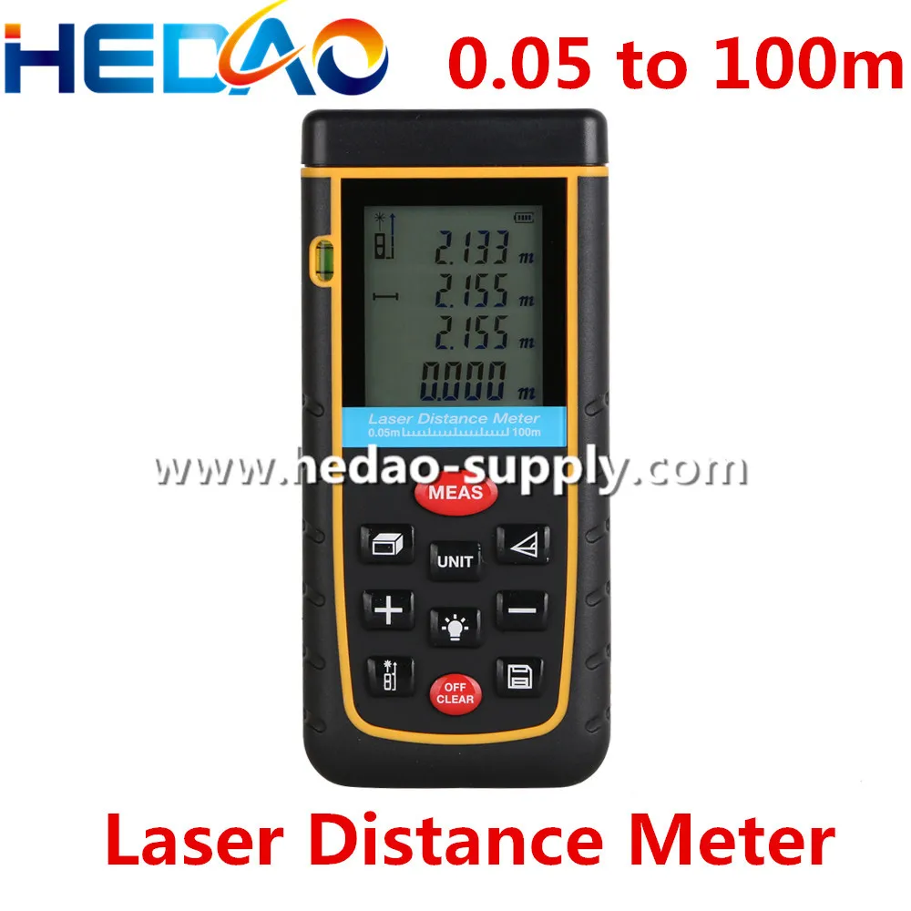 От 0.05 до 100 м лазерный дальномер прибор используется для измерения длины