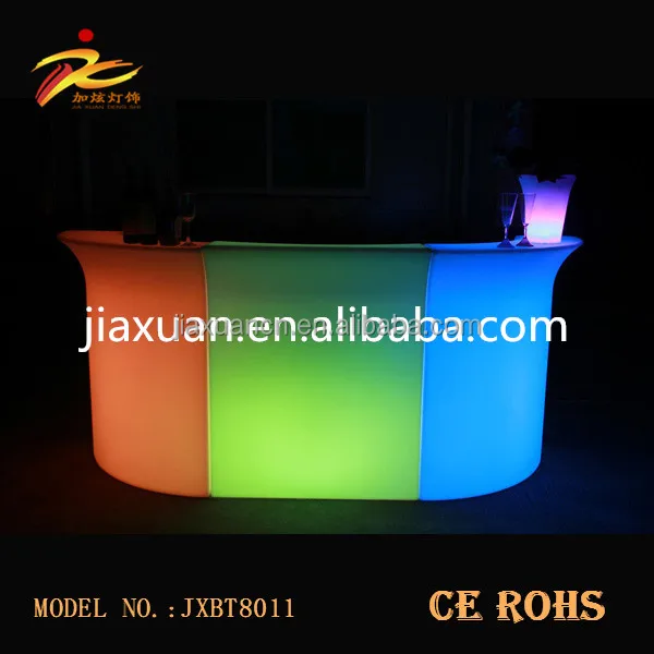 
CE&ROHS PE plastic light up portable bar counter/led bar furniture for bar,party ects 