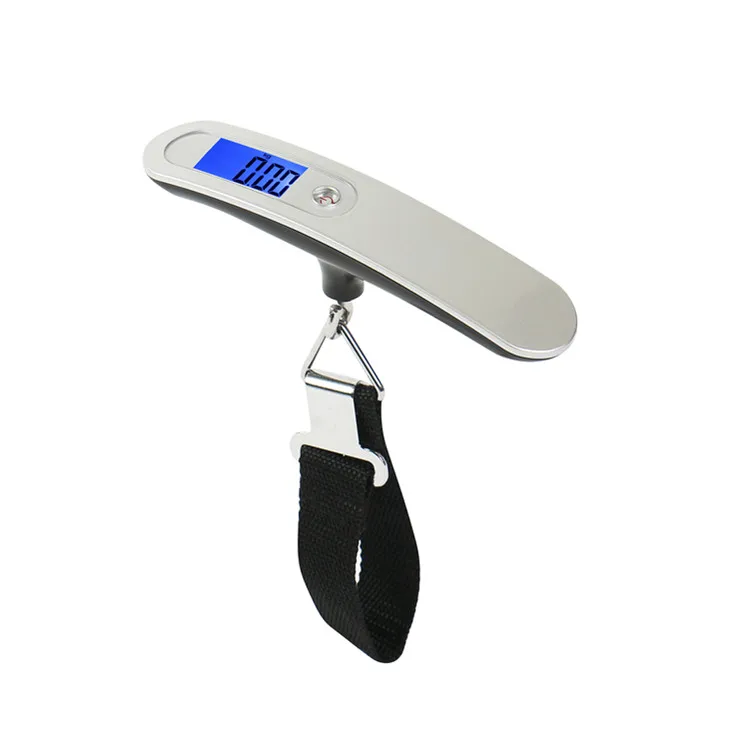 Hot Selling Hanging Suitcase Electronic Hand Luggage Scale 50KG Digital Display ABS Blue LCD Display Shipping Scale 450kg