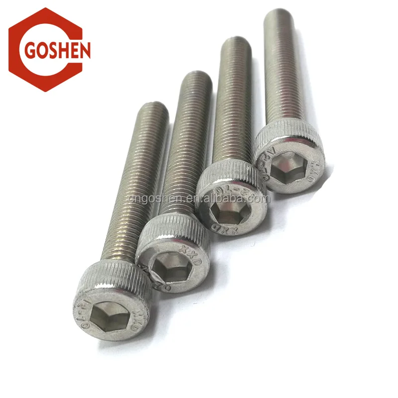 
ASME/ANSI B 18.3 stainless steel hex socket head screw 