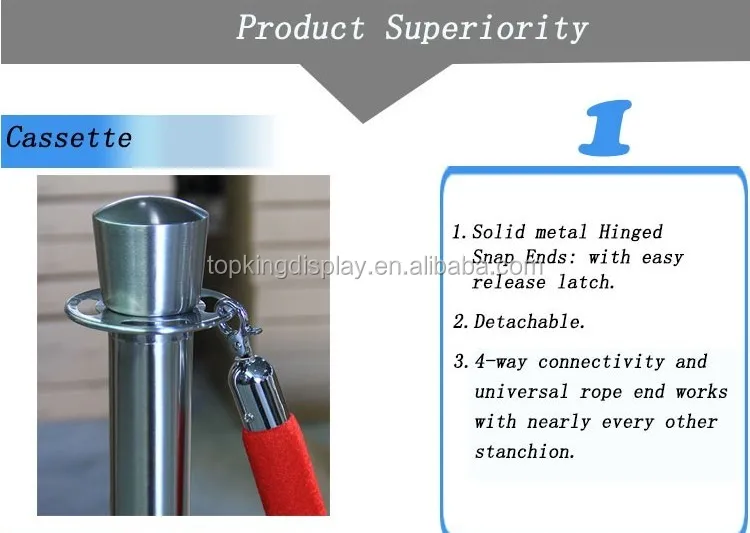 Трафик и барьер толпов управления выставочной стойки откатное ременное пост stachion