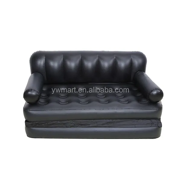 Wholesale PVC inflatable air sofa air mattress bed portable foldable large inflatable sofa bed