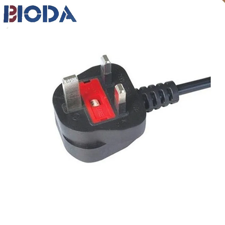 Великобритания шнур питания переменного тока Bs 1363 плавленого вилку Iec 60320 C13 компьютер мужчина вилку шнура питания