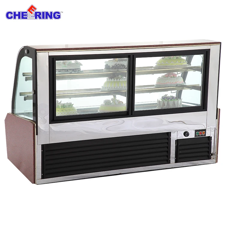 High quality corolla cake showcase put in cake shop or coffee bar special cake showcase chiller China factory price for display