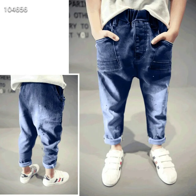 Детские брюки, джинсы для мальчиков на весну и осень, новинка 2019, брюки для мальчиков, брюки, брюки, детская одежда в Корейском стиле
