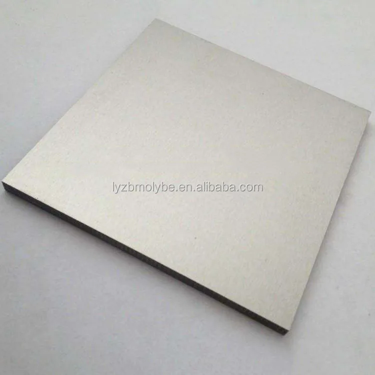 2018 high quality 99.95% pure Molybdenum plate Molybdenum price per kg