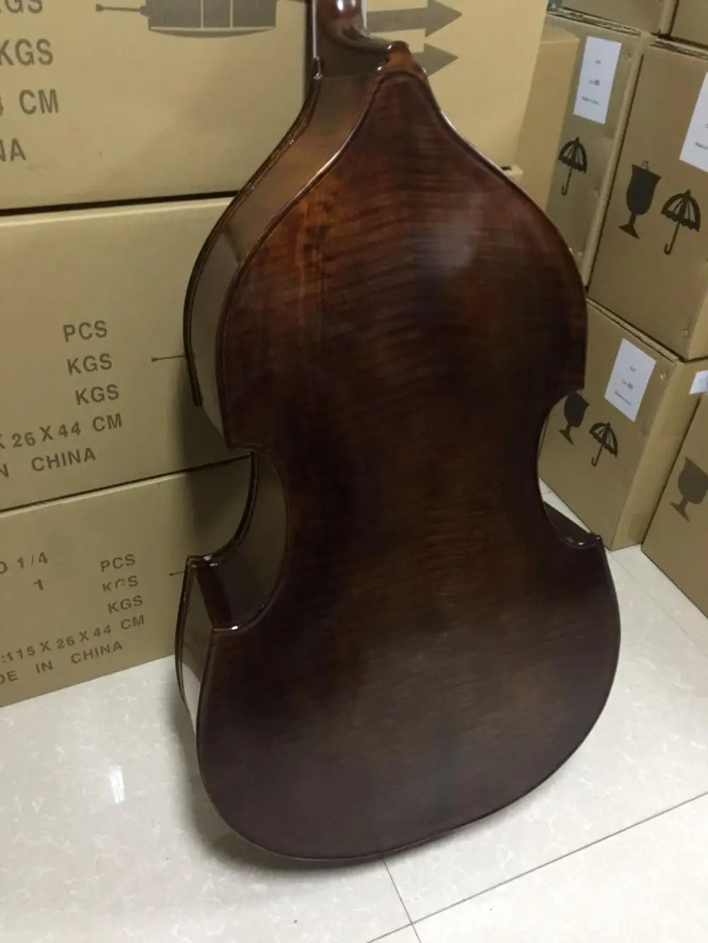 advanced  professional handmade natural flame contrabass/double bass