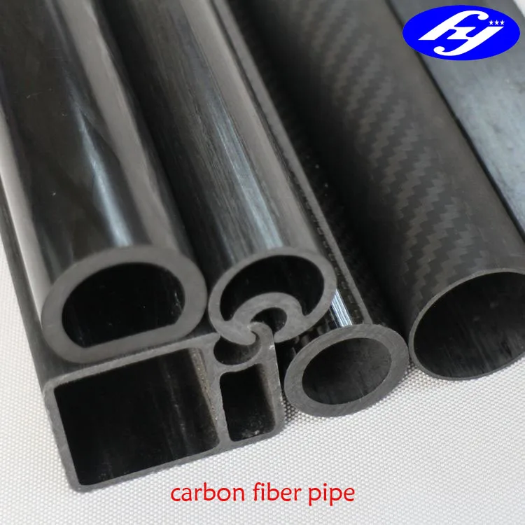 matte/glossy pultrusion/winding carbon fiber tube/pipe