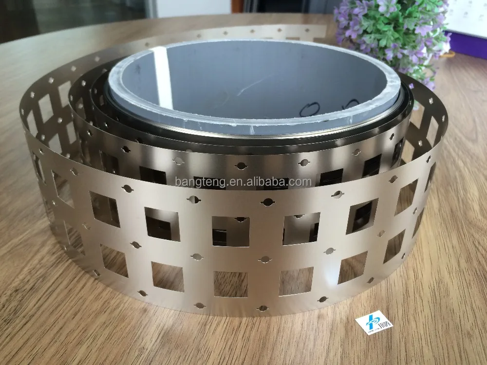 Wholesale Lithium Battery Connector Welding 34.5mm Spacing 3P 32650 Pure Nickel Strip