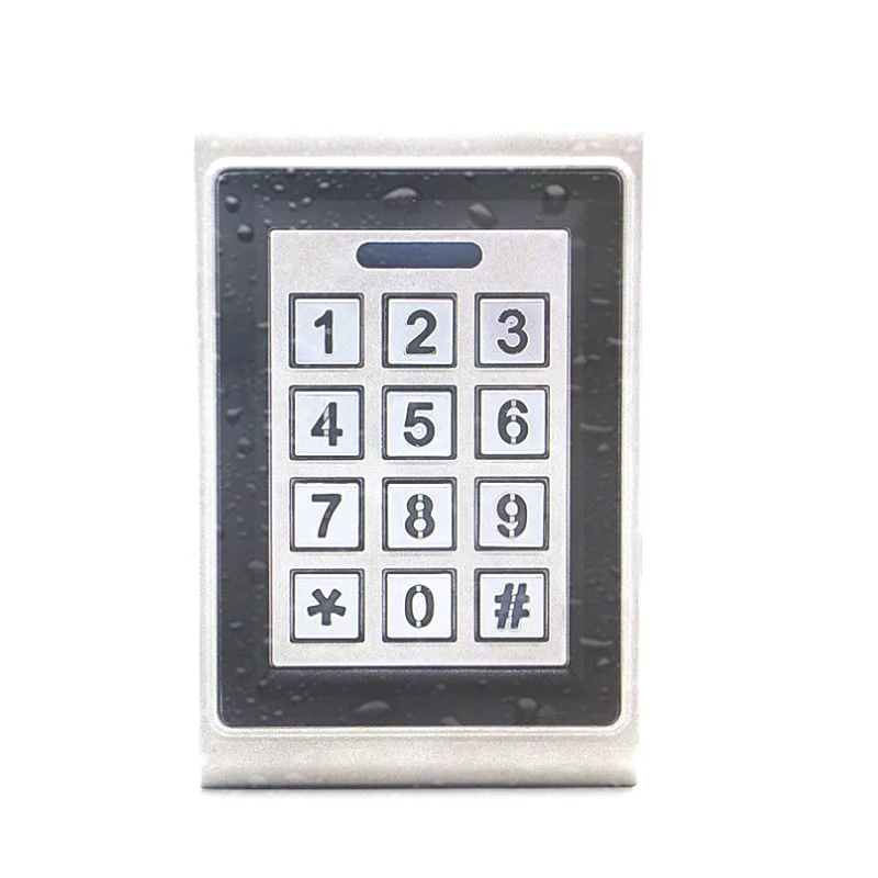 High Reliability Aluminum Alloy IP66 RFID Card Access Control with Keypad  For Office and Basement