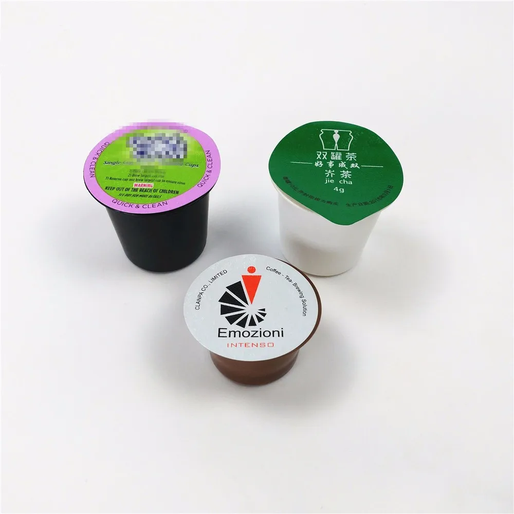 Одноразовые капсульные капсулы для кофе nespresso из алюминиевой фольги с крышкой
