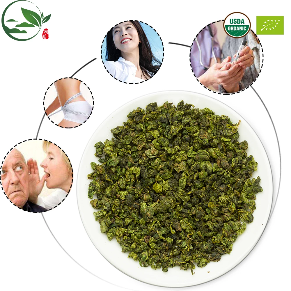 Taiwan Dong Ding Alishan Organic Tikuanyin Mao Xie Huangjingui Instant Black Oolong Gaba Tea Leaves Benefits Weightloss Tea USDA