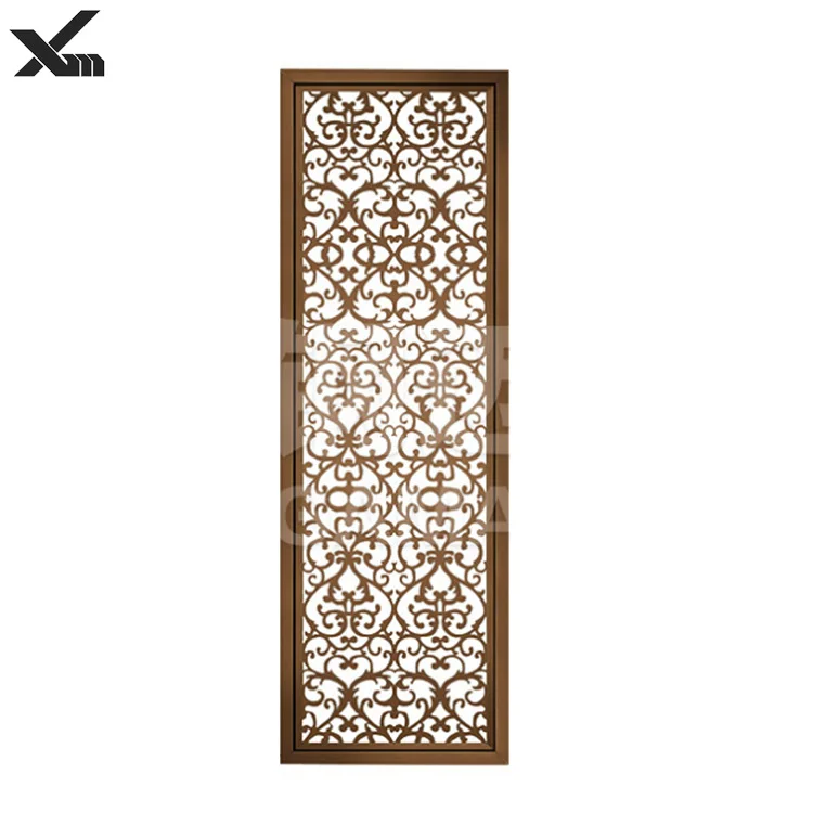 
iron grill partition wall wall stainless steel metal panel room divider 