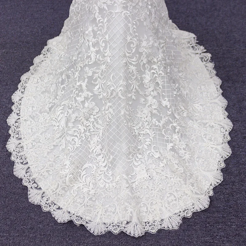 Eslieb LH001 real photo Crystal Design Wedding Dress Bridal Gown Champagne Prom Dress Mermaid Wedding Dresses