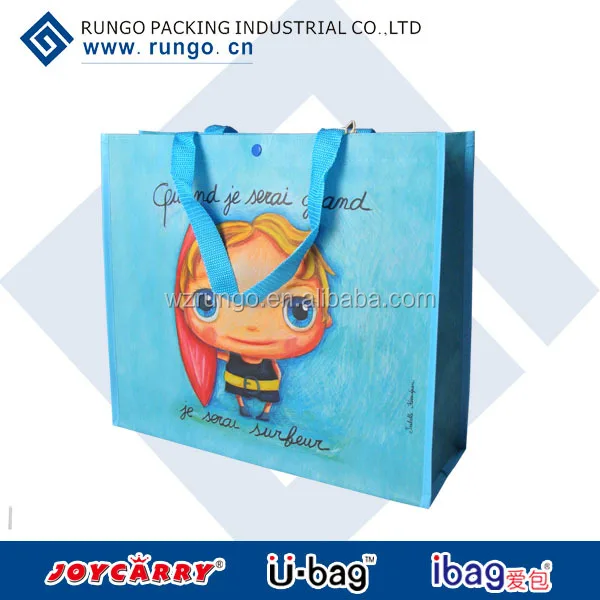 Recycle PP Non Woven Custom Raffia Bags