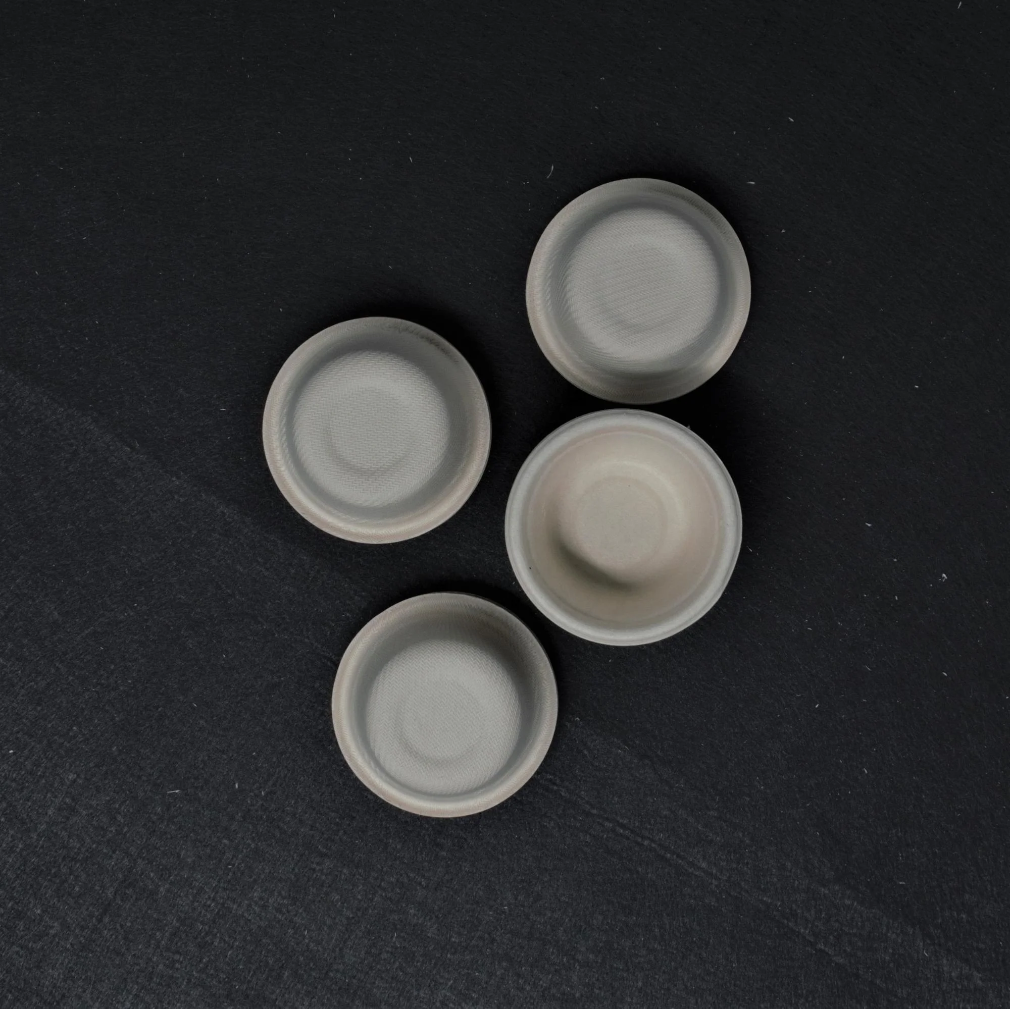 Biodegradable 55ml 2oz Biodegradable Paper Pulp  Bagasse Small Tea Cups