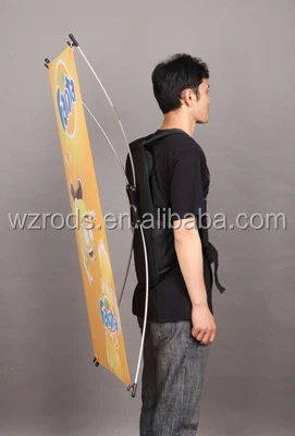 
Walking Backpack Flags And Banners 