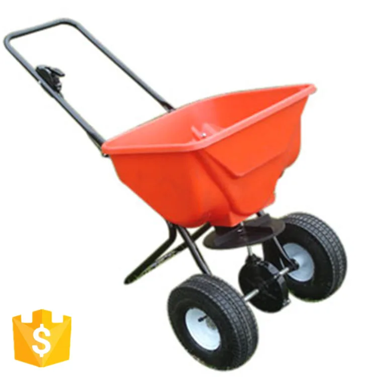 Custom Design Garden Hand Seed Spreader Cart Tractor Sower Organic Fertilizer Broadcast Seeder