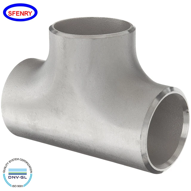 Sfenry ASME B16.9 Stainless Steel SCH80 SCH120 SCH160 8 Inch 10 Inch 12 Inch 14 Inch 16 Inch Equal Tee Price