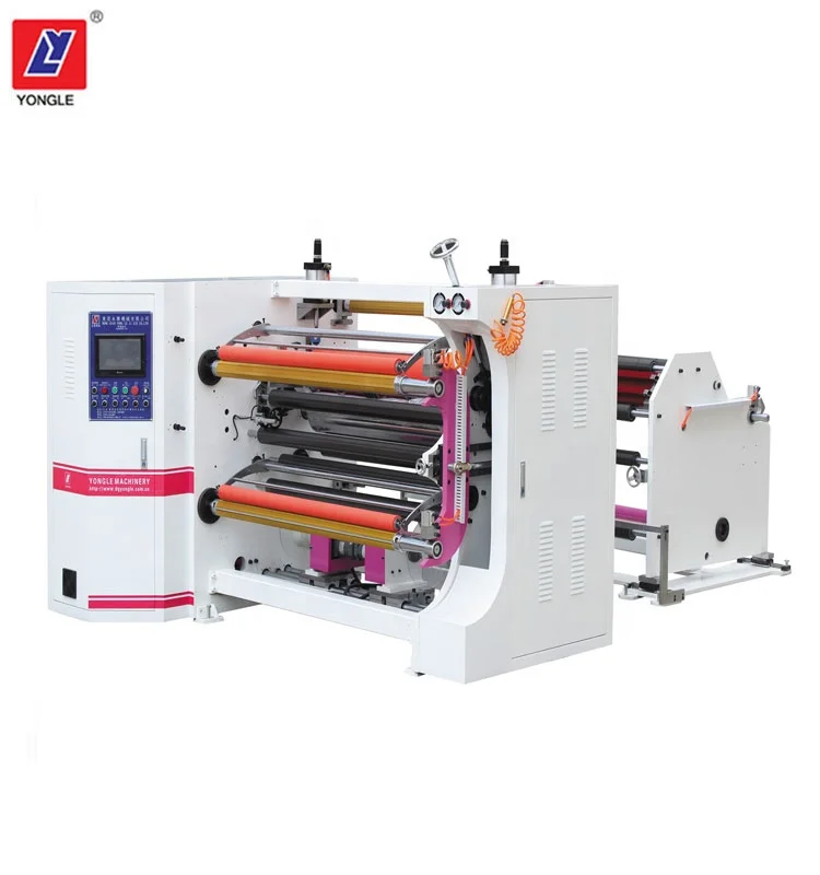 
AB adhesive tape laminating and slitting machine 