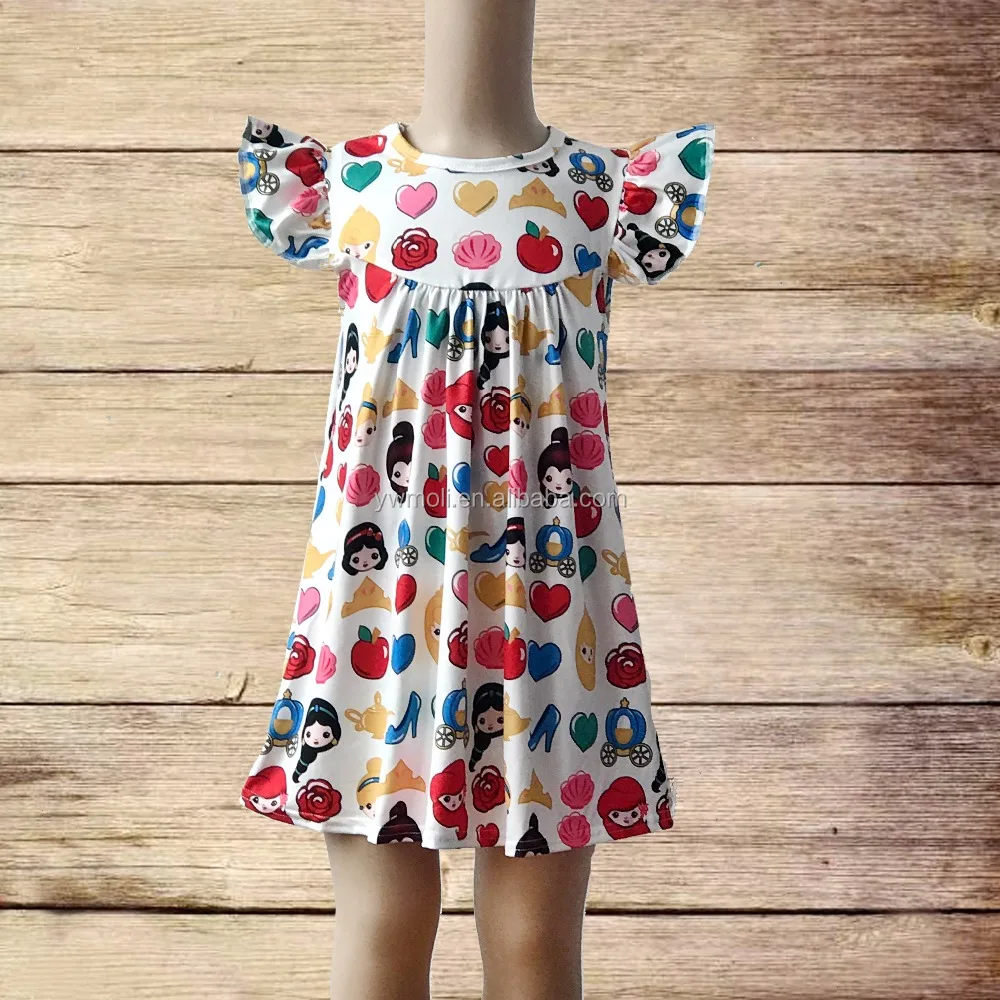 
Wholesale 3 year old girl dress toys pattern children dress baby girl party summer frocks designs 