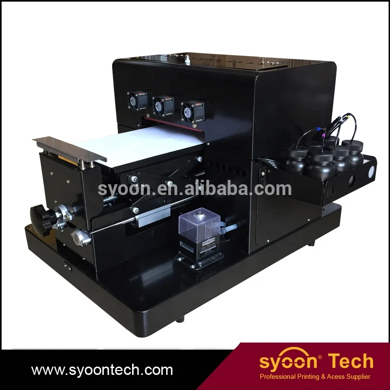 Factory Industrial fast digital glass ceramic tile plastic aluminum flatbed A4 UV printer