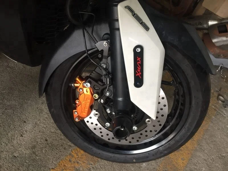 Motorcycle Aluminum Alloy Scooter Front Axle Coper Plate Fender Mudguards Decorative Cover for Yamaha XMAX 300 400 2018