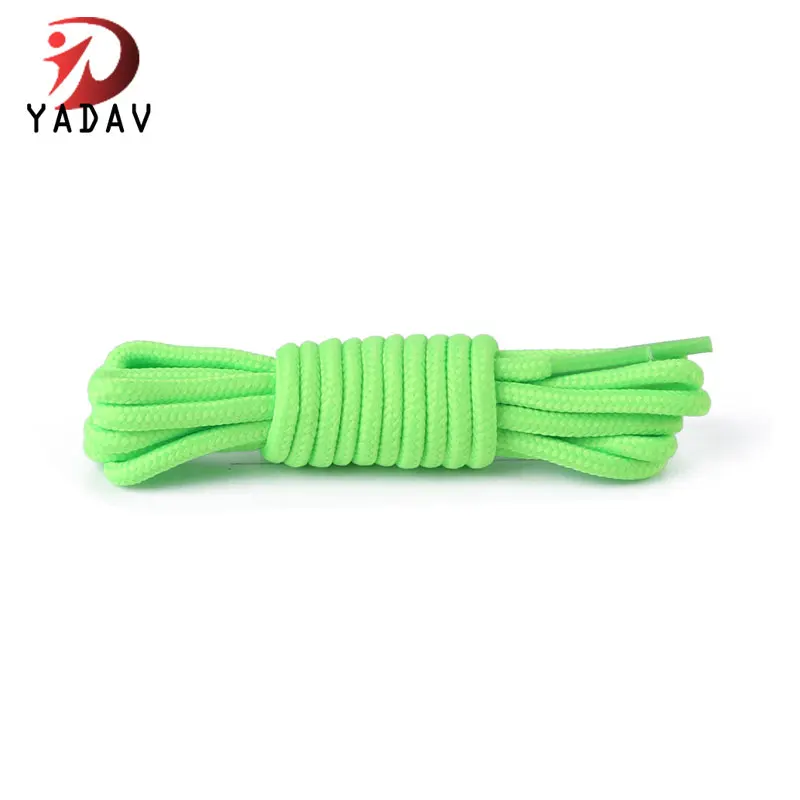 Factory wholesale Boot Lace Casual Shoelaces Round Polyester Elastic Shoe Lace