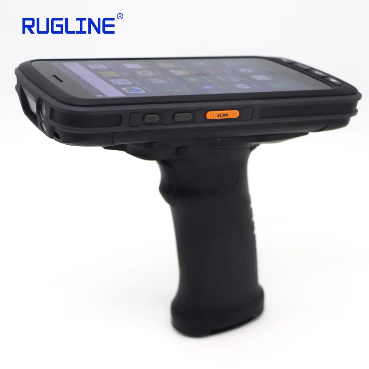 High Quality Android 8.1 OS Handheld Mobile Data Collector Rugged PDA Android 1D  2D Barcode Scanner with Pistol Grip