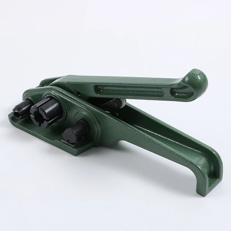 Steel strapping tensioner sealer crimping tool terminal
