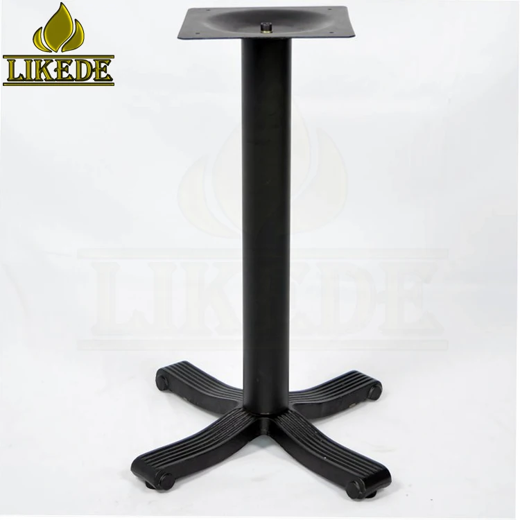 Newest European American style antique cast iron table base for patio marble letter table